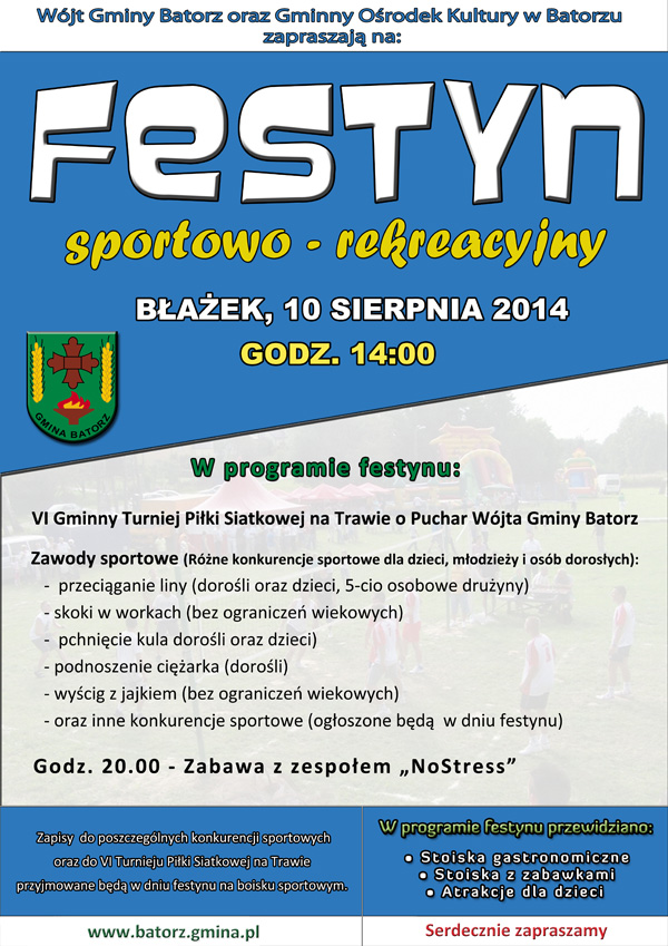 Festyn Sportowo - Rekreacyjny 2014
