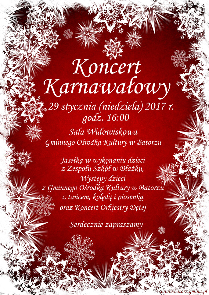 Koncert Karnawałowy 2017