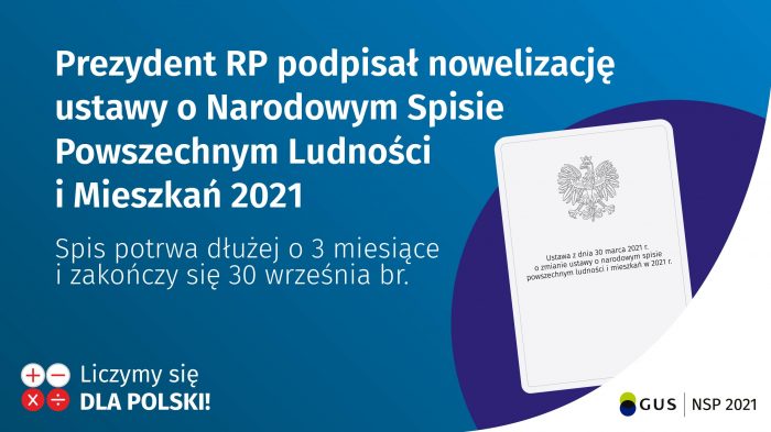 Miniaturka artykułu „Liczymy się dla Polski” – od 1 kwietnia trwa Narodowy Spis Powszechny Ludności i Mieszkań