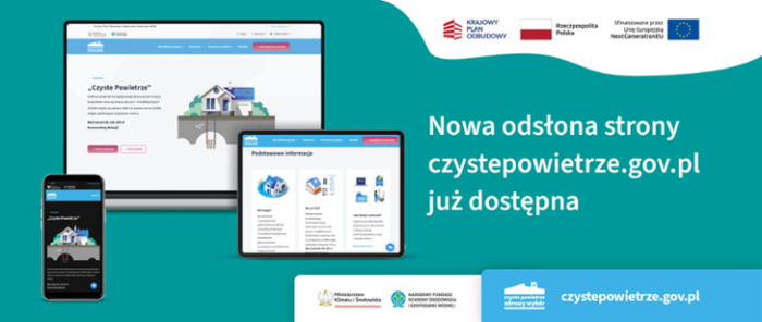 Miniaturka artykułu Nowa odsłona strony http://czystepowietrze.gov.pl !