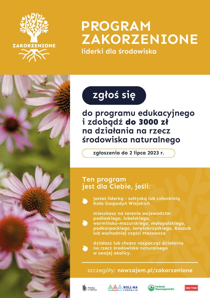 Miniaturka artykułu ZAKORZENIONIE- program dla KGW i SOŁTYSEK