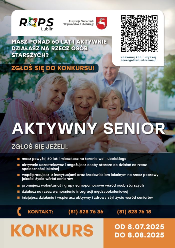 Miniaturka artykułu Konkursy Gmina przyjazna Seniorom i Aktywny Senior