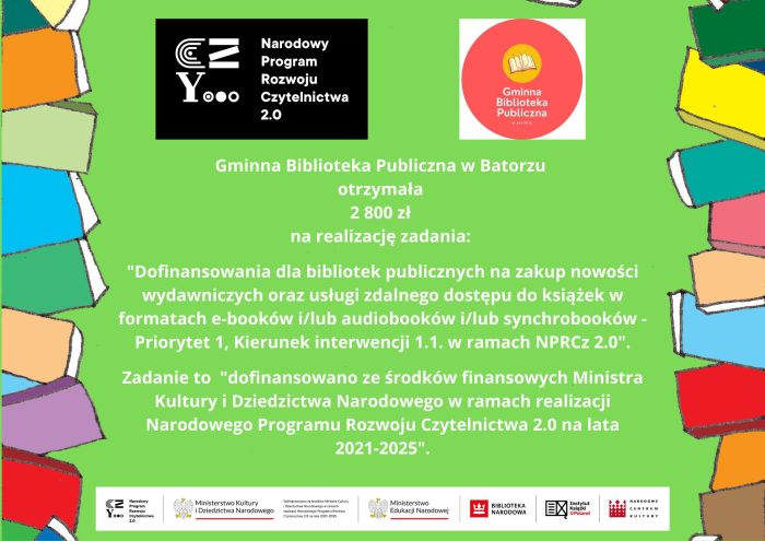 Miniaturka artykułu Dofinansowanie – zakup książek