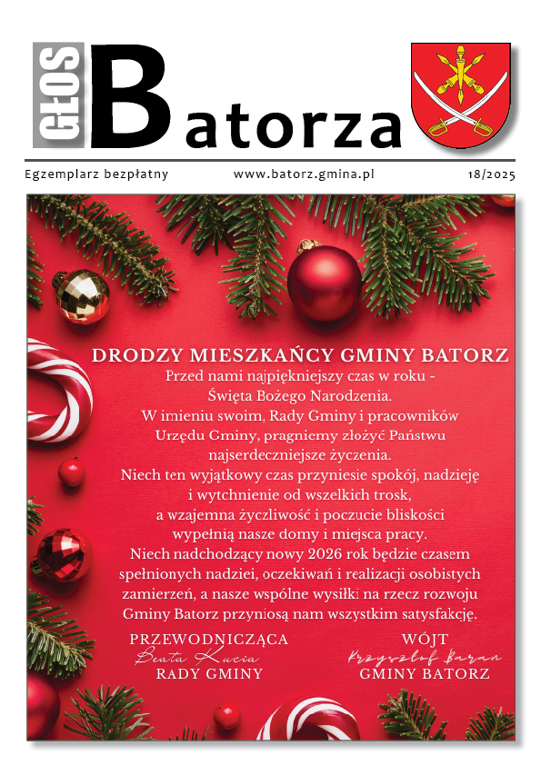 Miniaturka artykułu Głos Batorza 18/2025