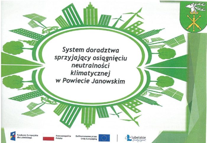 Miniaturka artykułu System doradztwa sprzyjający osiągnięciu neutralności klimatycznej w Powiecie Janowskim – ulotka