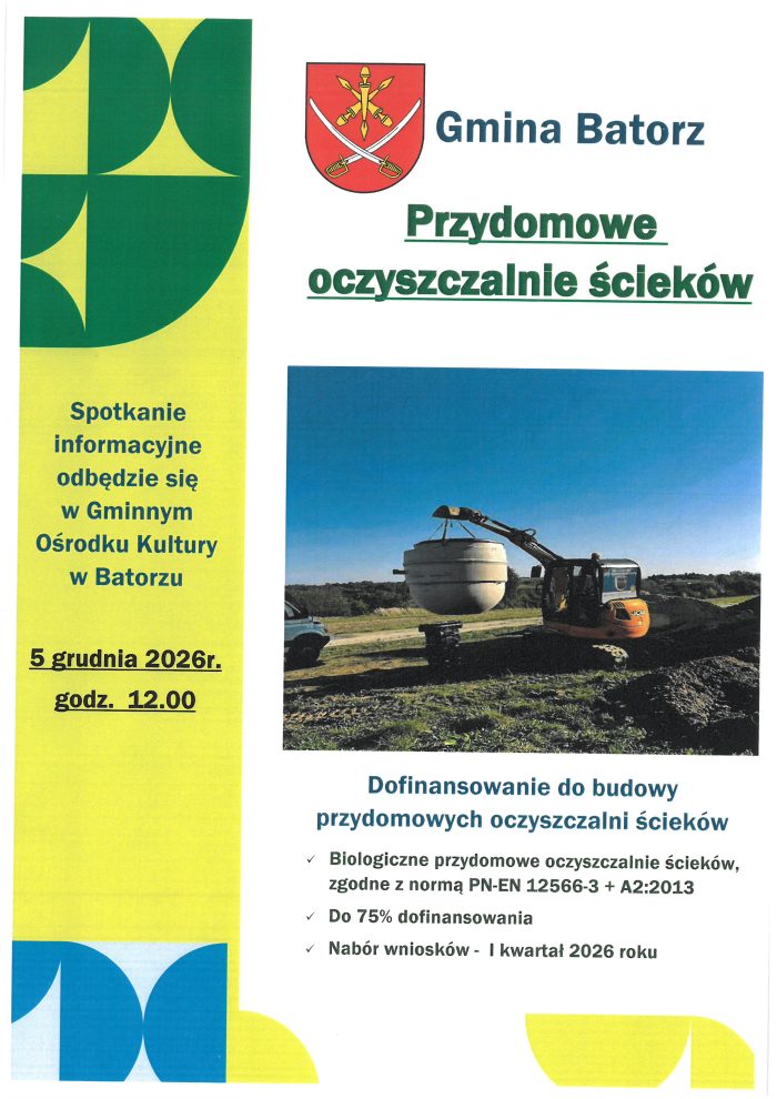 Miniaturka artykułu Dofinansowanie do przydomowych oczyszczalni ścieków