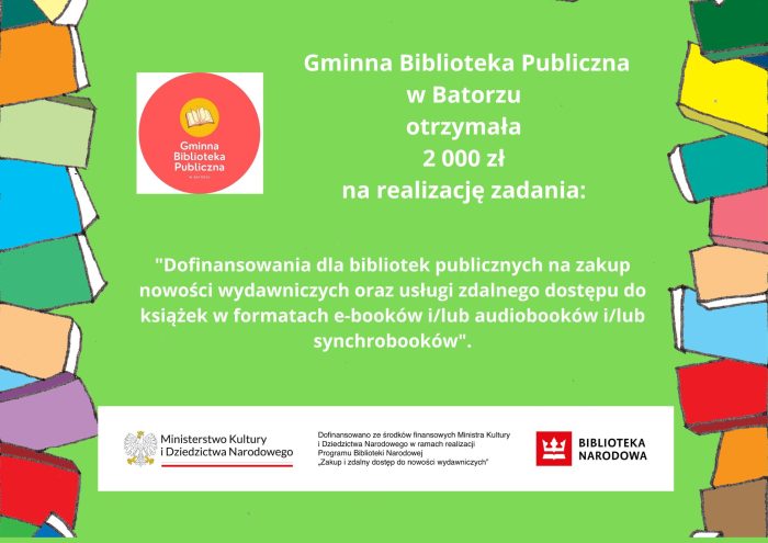 Miniaturka artykułu GBP – informacja o dofinansowaniu