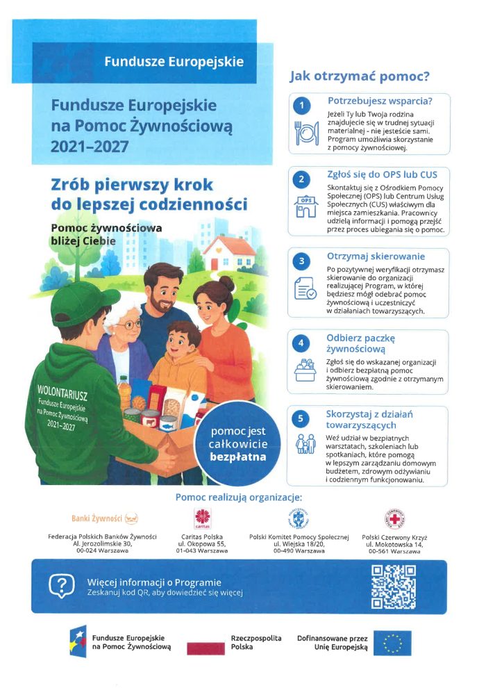Miniaturka artykułu Fundusze Europejskie na Pomoc Żywnościową 2021-2027